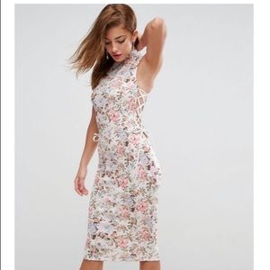 ASOS Floral Tie side midi dress💖